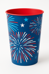 Patriotic Fireworks Party Cup - 22oz