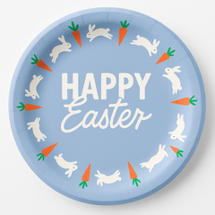 Hoppy Easter 6.75" Round Paper Plates