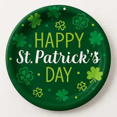 Irish Blessings St. Patrick's Day 8.5" Paper Plates