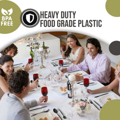 360 Pack Trendable Gloss Cutlery Combo Black 120/120/120