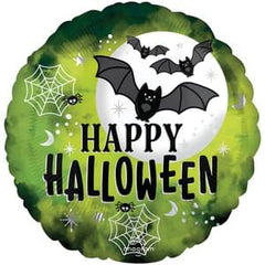Glow-in-the-Dark Batty Halloween Foil Balloon