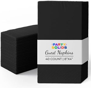 Black Guest Towel Napkins - 1920 Ct.