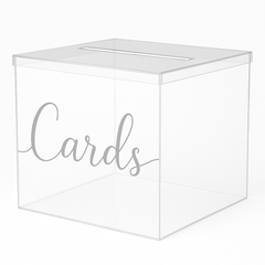 Elegant Acrylic Wedding Card Box by Ginger Ray