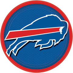 Buffalo Bills 9 in. Round Paper Plates - NFL Party Supplies