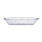 Clear Scrollware Serving Boats | 5 Count
