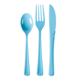 Light Blue Cutlery Combo Pack | 24 Count