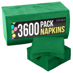 Emerald Green Luncheon Napkins | Case of 3600