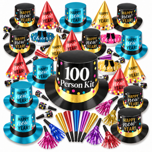 New Year's Eve Extravaganza Party Kit for 100 Guests