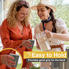 12 Oz. Silver Paper Cups | 20 Count