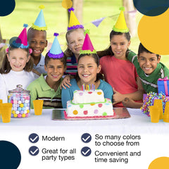 12 Oz. Yellow Plastic Cups | 16 Count