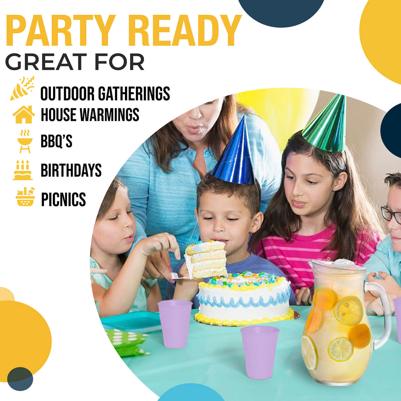 12 Oz. Lavender Plastic Cups | 50 Count