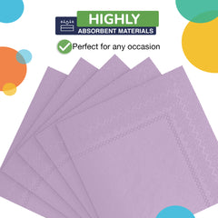 Lavender Luncheon Napkins - 6.75 in. | 100 Count