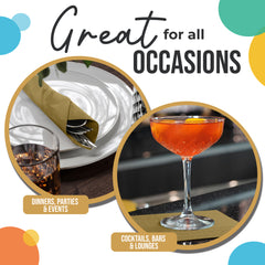 Gold Beverage Napkins | 100 Count