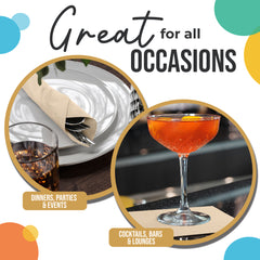 Ivory Beverage Napkins | 100 Count