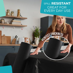 40 In. X 600 Ft. Premium Black Table Roll