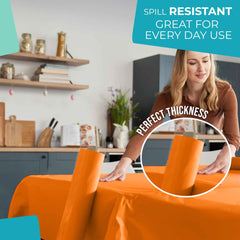 40 In. x 100 Ft. Orange Table Roll