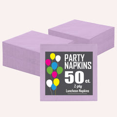 Lavender Luncheon Napkins - 6.75 in. | 1800 Count