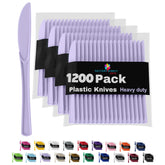 Heavy Duty Lavender Plastic Knives | Case of 1200