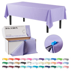 54 in. x 300 Ft. Cut To Size Table Roll | Lavender | Case of 4
