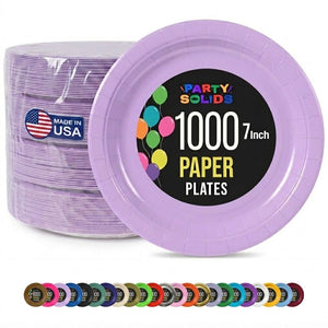 7 in. Lavender Paper Plates | Case of 1000
