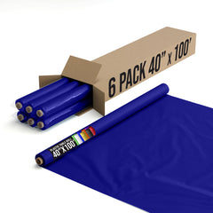 40 In. x 100 Ft. Navy Blue Table Roll | Case of 6