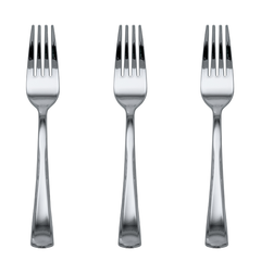 fancy disposable silver forks 480 ct evo