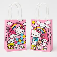 Hello Kitty Printed Party Favor Bags - Pack of 8