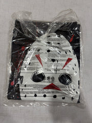 Adult Halloween T-Shirt with Friday the 13th Mask Print