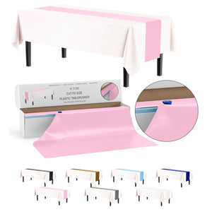 14 in. x 200 Ft. Cut To Size Pink Table Runner