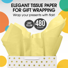 Ivory Tissue Paper 20 in. x 30 in. | 480 Sheets