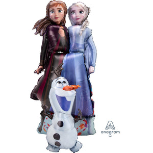 Frozen II Elsa, Anna & Olaf Foil AirWalker Balloon