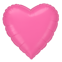 Bright Bubblegum Pink Heart Foil Balloon