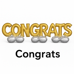 Airloonz "Congrats" Foil Balloon Yard Kit
