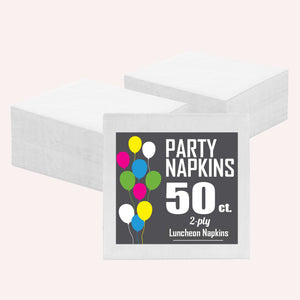 White Luncheon Napkins | 6.75 in. x 6.75 in. | 1800 Count
