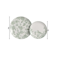 Earthtrends Yaffa Design Paper Plates Combo Set 16/16