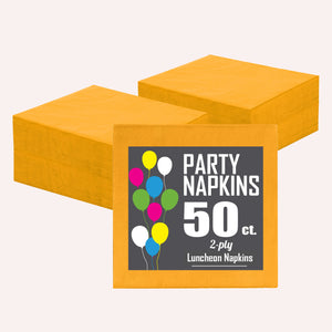Yellow Luncheon Napkins | 6.75 in. x 6.75 in. | 1800 Count