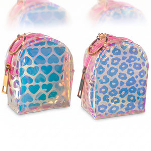 Mini Iridescent Backpack Keychain - Assorted Designs