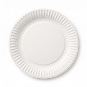 Classic White 6.75" Round Paper Plates - 16 Count