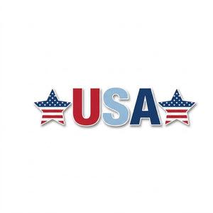 Patriotic USA Corrugated Yard Sign