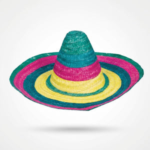 Colorful Fiesta Sombrero Straw Hat - Perfect for Party Fun