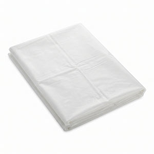 Frosty White Plastic Table Cover - 54" x 108"