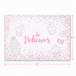 Colourful Sprinkles Colouring Placemats - 24 Pack