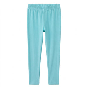 Kids' Turquoise Footless Tights - Cheerful Team Spirit Apparel