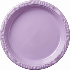 Lavender 7" Round Plastic Plates - 50 Count