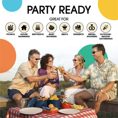 7 In. Ivory Paper Plates - 50 Ct.