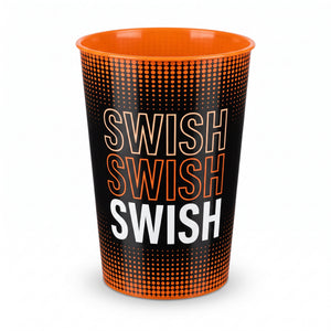 "Swish" Basketball Themed Plastic Favor Cup - 16 oz