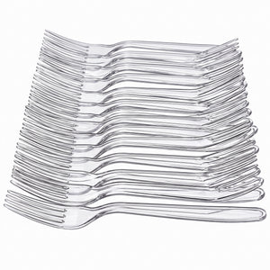 Clear Plastic Forks - Pack of 20 - 7.5 in.