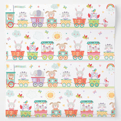 Baby Train Adventure Gift Wrap