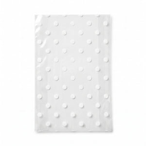 Polka Dot Wedding Favor Treat Bags with Bows - 12 Pack
