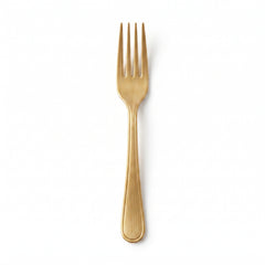 Elegant Gold Plastic Forks - 16 Count